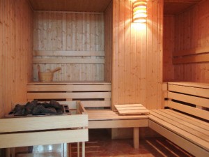 sauna bij het hotel